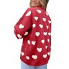 Women's Christmas Cardigan, Long-Sleeve Open-Front Holiday Sweater, Festive Casual Layering Top for Winter - 3 of 4