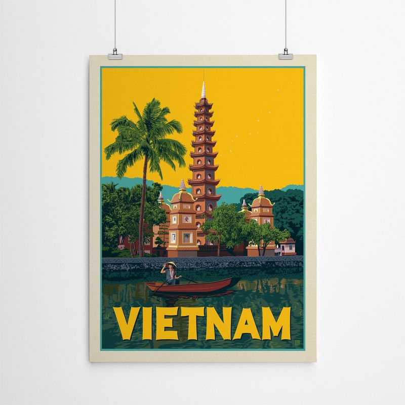 Americanflat Vintage Architecture World Traveler Vietnam Hanoi By Anderson Design Group Poster, 4 of 7
