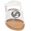 bebe Girls' Sandals - Open Toe Flat Sandals for Girls, Stylish and Comfy Sandals (Toddler/Little Girl/Big Girl) - 4 of 4