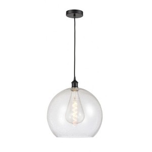 Innovations Lighting Athens 1 - Light Pendant in  Matte Black - 1 of 1