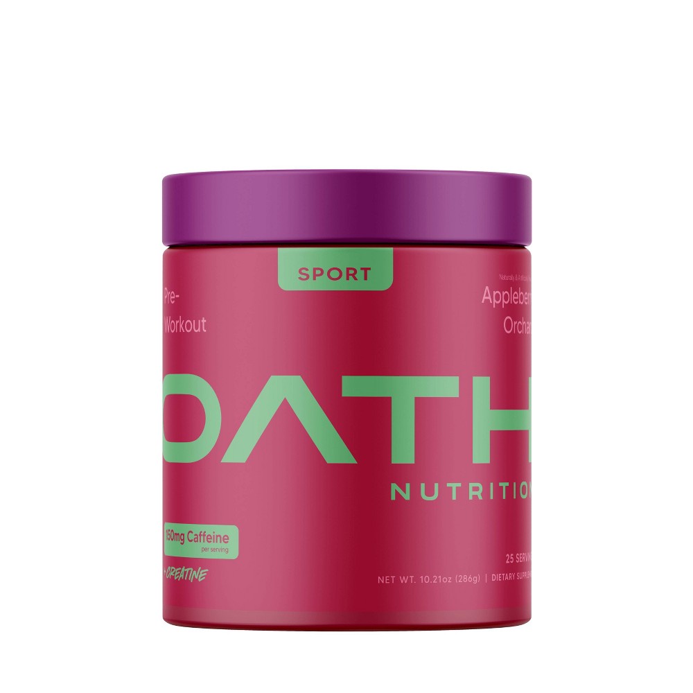 Photos - Vitamins & Minerals Oath Nutrition Pre-Workout Sports Nutrition Supplement Powder - Appleberry Orchard 25 serving