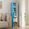 HOMLUX 5-Tier Cube Bookcase Bookshelf Storage Organizer Living Room, Bedroom, Kids Room - 2 of 4