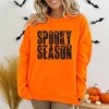 Spooky Season Block Distressed - Women's Graphic Sweatshirt - 3 of 4