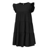 Clearlove Women's Ruffle Sleeve Mini Dress Summer Casual Crewneck Flowy A Line Short Babydoll Dress with Tiered - 2 of 4