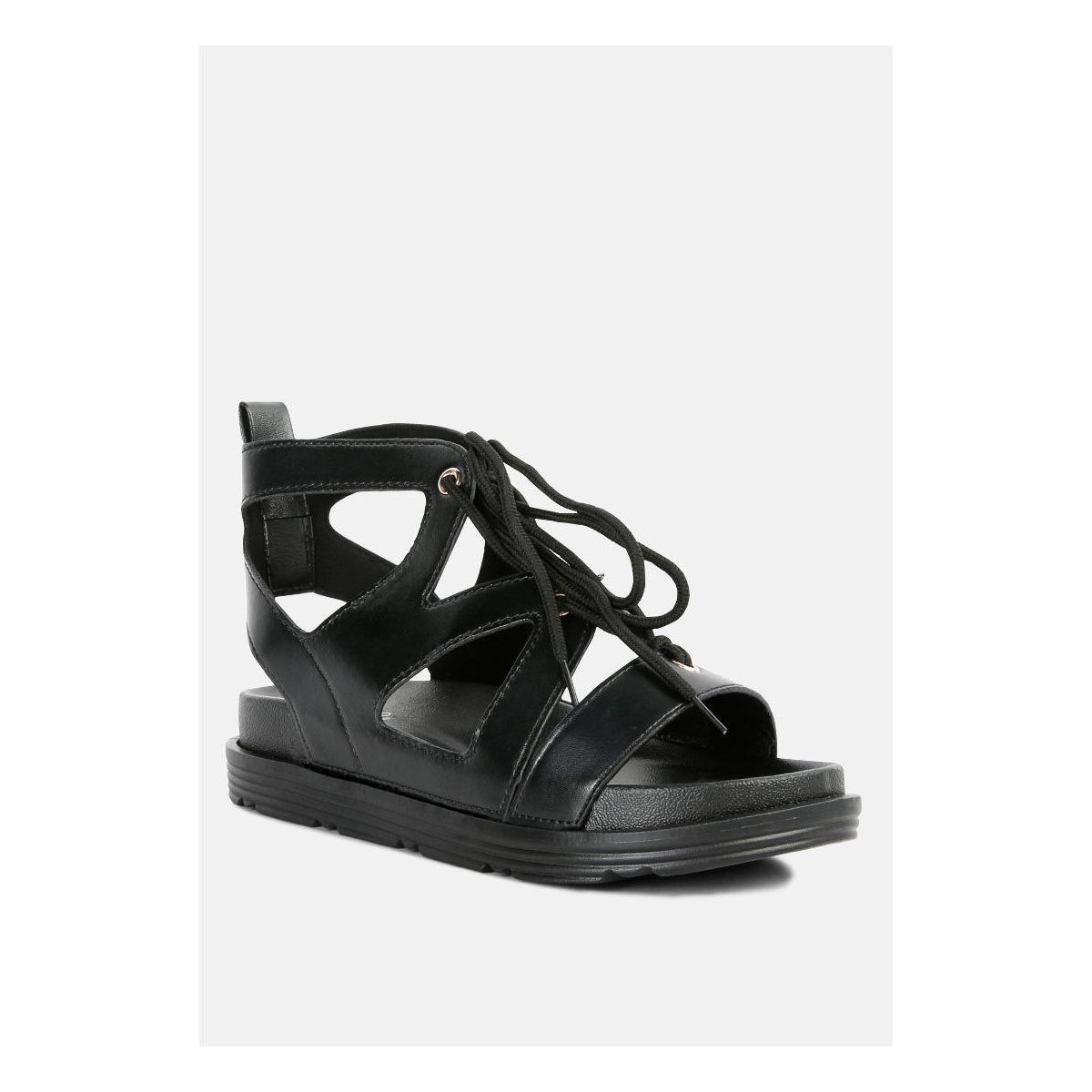 Женские сандалии London Rag Womens Voopret Tie Up Flat s Sandals 7 — фото 2