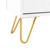 Karl Home 2 Flip Drawers and 2 Sorage Drawers White Particle Board 31.5in. W Shoe Cabinets - 3 of 4