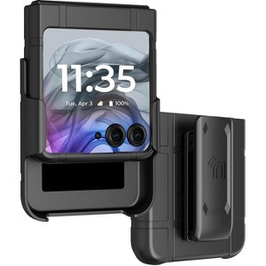 Nakedcellphone Combo for Motorola RAZR (2024/2025) - Slim Case and Belt Clip Holster - 1 of 4