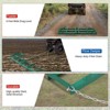 Lawn Leveling Rake, Heavy Duty Ground Leveler with Long Stainless Steel Handle, Lawn Leveler Garden Leveler for Yard, Backyard, Dirt Ground - 4 of 4
