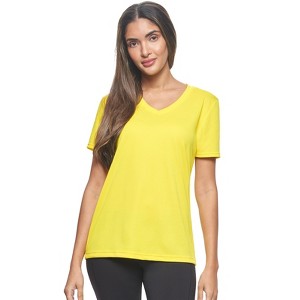 Expert Brand USA-Made Women's Oxymesh™ V-Neck Athletic T-Shirt - 1 of 4