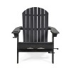 Okak Rustic Patio Folding Adirondack Chair Wooden Accent Chair for Porch,Garden&Backyard,Outdoor Lounge Chair,330lbs Max - 3 of 4