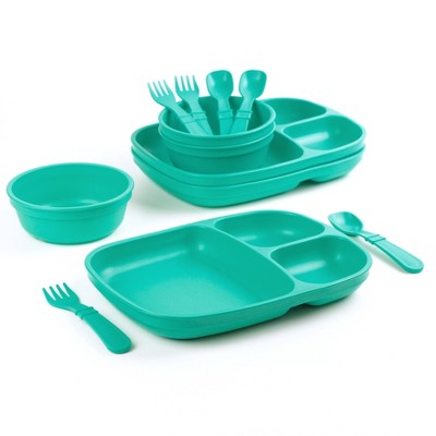 Re-Play Baby Plates (Set of 3) Aqua – Little Red Hen