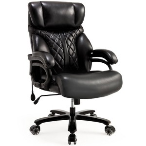 PAGED High Back Office Chair Heavy Duty Gaming Chair Large Computer Desk Chair with Extra Wide Seat and Adjustable Lumbar for Home Office - 1 of 4