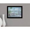 HomeRoots Coastal Porch Black Framed Print Wall Art - 2 of 4