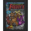 Seven Times Six Five Nights At Freddy's T-Shirt Men's Comic Cover Short Sleeve Graphic Tee Black - 2 of 3