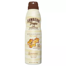 Hawaiian Tropic Silk Hydration Weightless Sunscreen Spray - SPF 50 - 6oz