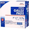 Dukal Sterile Gauze Pads 12 Ply, 2X2" Pad, 100 Count - 4 of 4