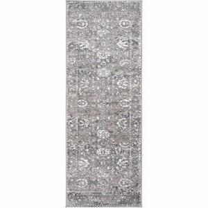 Hauteloom Tripp Distressed Gray Rug - 1 of 4