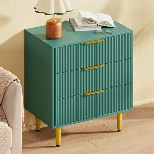 6/5/3 Drawer Dresser for Bedroom,  Wood Chest of Drawers, Fluted Dresser - 1 of 4