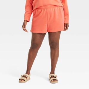 Women's High-Rise Sandwash Pull-On Shorts - A New Day™ - 1 of 3
