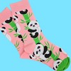 Pink Bamboo Panda Socks (Women's Sizes Adult Medium) from the Sock Panda - 3 of 3