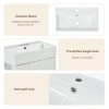 21.6" White Bathroom Vanity Combo Cabinet - 4 of 4