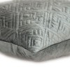 Parkland Collection,Eris Transitional Quilted Throw Pillow - 4 of 4