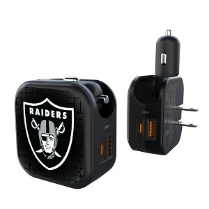 NFL AFC Teams Brick Wall 18-Watt 2 in 1 USB A/C Charger - 1 of 3