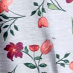 heather grey red pretty floral