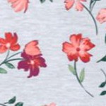 heather grey red pretty floral