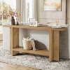 Tribesigns 2-Tier Narrow Long Sofa Table Behind Couch, Console Table - 4 of 4