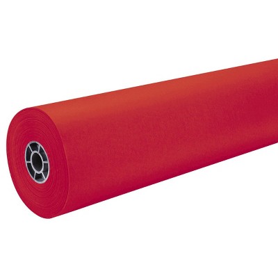 36" x 500' ArtKraft Duo-Finish Paper Roll - Flame Red