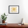  Deny Designs Carrie Cantwell Happy Sun Black Framed Art Print - 2 of 4