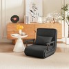 Dolonm 5-in-1 Folding Chair Bed, Adjustable Sleeper Sofa with Pillow, Convertible Futon for Small Spaces, Office, Living Room - 3 of 4