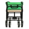 Grungis Trendy Lightweight Folding Wagon Cart,Colorful Prints Shopping Cart with All-Terrain Wheels,Utility Cart for Camping,Shopping,Sports - 4 of 4
