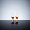 Viski Footed Crystal Scotch Glasses Set of 2 - Premium Crystal Clear Glass, Classic Whiskey Glasses, Scotch Glass Gift Set - 8 oz, Clear - 3 of 4