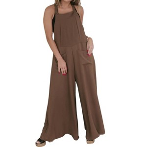 Women's Good Day Drawstring Jumpsuit - BUCKETLIST - 1 of 3