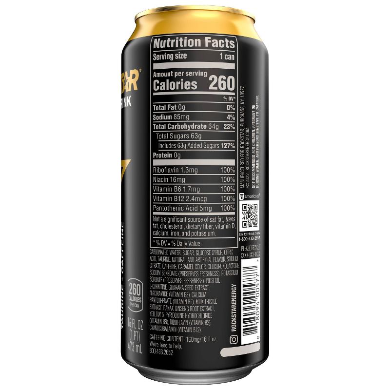Rockstar Original Energy Drink - 16 fl oz can, 5 of 6