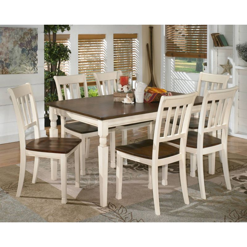 2pc Whitesburg Dining Room Side Chair Cottage White - Signature Design by Ashley, 5 of 15