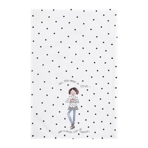 C&F Home Love You Latte Printed Flour Sack Kitchen Towel - 1 of 4