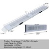 Pack of 2 Steel Loading Ramps, Heavy Duty Folding Ramp, Portable Anti-Slip Wear-Resistant Access Ramp, 950Lbs Capacity Max for ATV, Motorcycle, Truck - 2 of 4