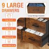 FDW 5/8/9 Dresser Fabric Dresser Wide Storage Chest for Bedroom Living Room - 4 of 4