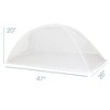 Simply Genius Extra Large Food Tents (6 Pack) 39"x24" Pop-Up Food Tents/Food Covers For Outdoors, Reusable and Collapsible, Food Nets - 4 of 4