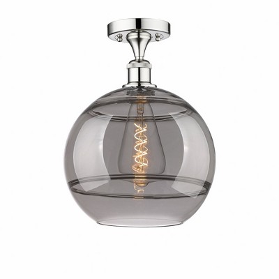 Rochester - 1 Light Semi-Flush Mount In Industrial Style-13.5 Inches Tall and 12 Inches Wide