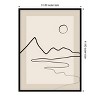 Amanti Art Line art 2 by Elena Ristova Wood Framed Wall Art Print - 3 of 4
