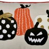 TopComfy Support Pillow Halloween Pumpkin Embroidered Throw Pillow for haunted Season Decor, Multicolored, 17"*17"*10" - 4 of 4