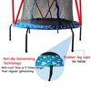 SEVOBAL Trampolines 66'' Trampoline for Kids Toddler Indoor Outdoor Small Trampolines for Baby, Blue, 66"*66"*65" - 2 of 4