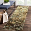 Machine Washable 2×6 Runner Rug Modern Abstract Area Rug with Non-slip Backing, Soft Low Pile Contemporary Printed Carpet for Entryway - 2 of 4