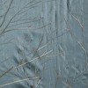 Kumasinova Branch Embroidered Faux Silk Curtain Panel,Blackout Curtains with Lined,Rod Pocket/Back Tab Top,Window Curtain for Living Room - 4 of 4