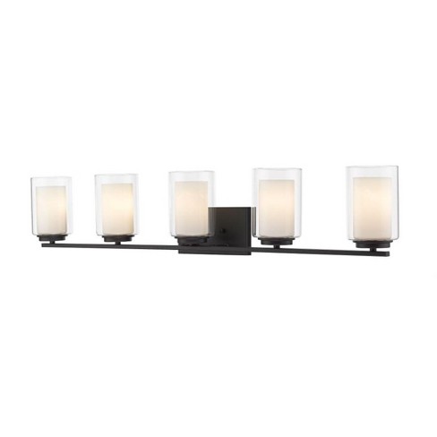 Z-lite Willow 5 - Light Vanity In Matte Black : Target