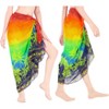 LA LEELA Women's Beachwear Sarong Coverups Bikini Skirt Swimsuit Swim Cover Up Summer Wraps Swimwear Beach Wrap Skirts for Women One Size Multi,Tree - 2 of 4